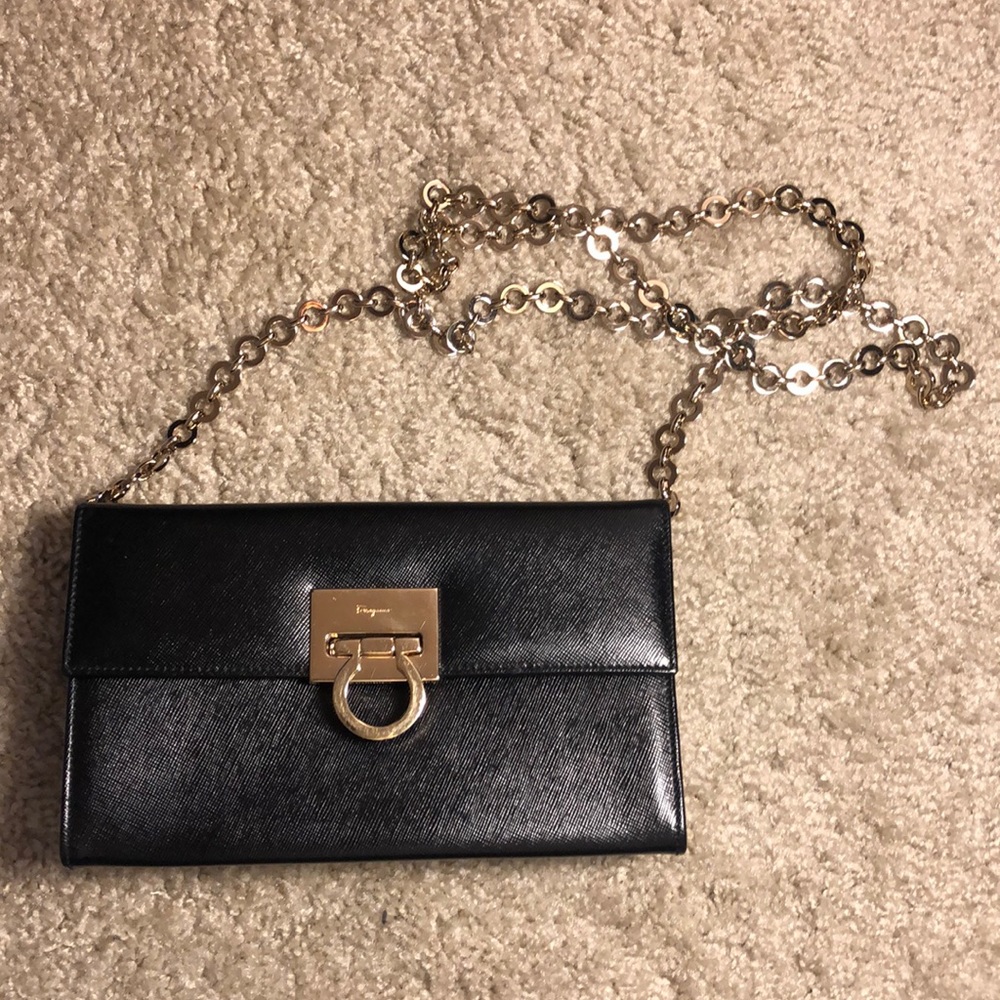 Vintage Ferragamo Crossbody Clutch